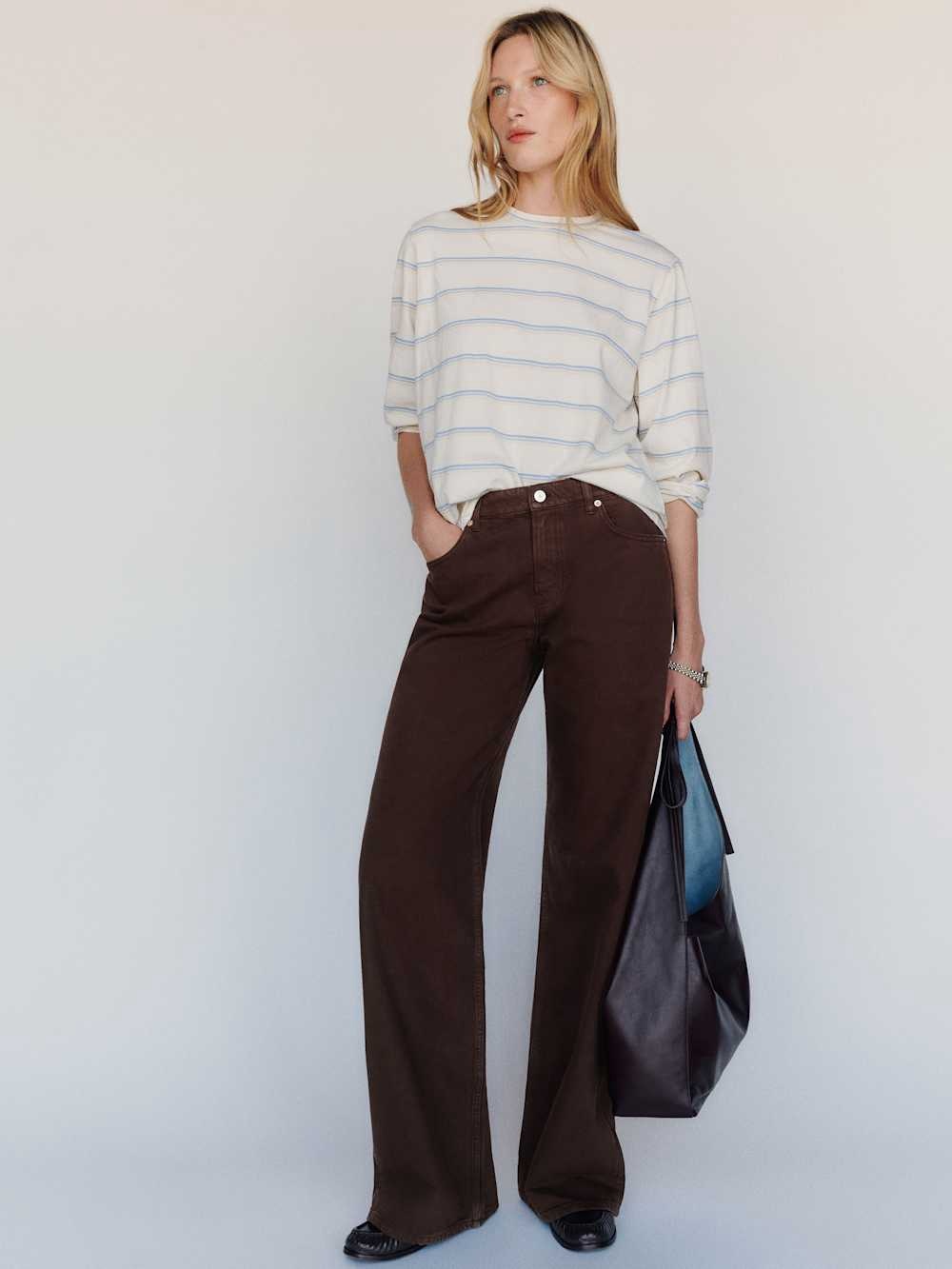 Reformation Cary low rise jeans in mole - size 25